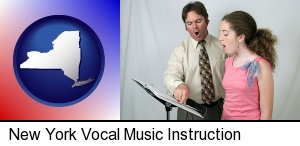 New York, New York - a singing lesson, aka a voice lesson